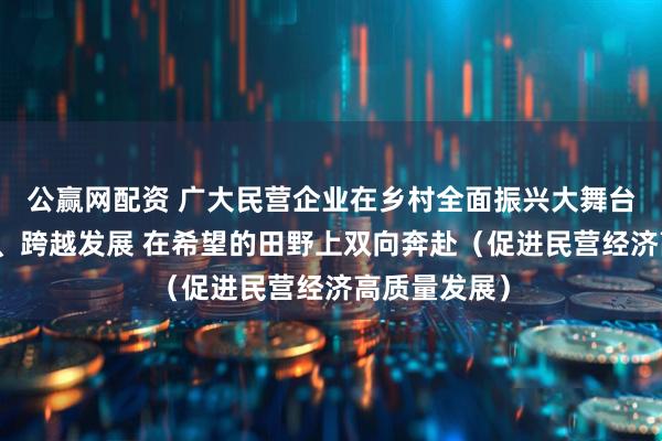 公赢网配资 广大民营企业在乡村全面振兴大舞台上建功立业、跨越发展 在希望的田野上双向奔赴（促进民营经济高质量发展）